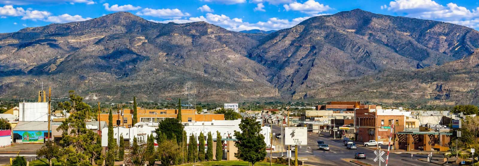 A scenic photo of mountains in New Mexico